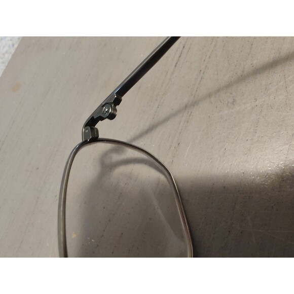 Unbranded 50018 Silver Eyeglasses Frames Eyewear Design Nosepad Needs Repair - Picture 3 of 11